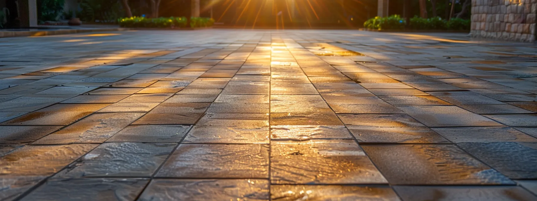 a meticulously maintained patio showcases vibrant, newly sealed pavers glistening under strategically placed outdoor lights, highlighting the transformation into an inviting outdoor space that emphasizes beauty and functionality. a meticulously maintained patio showcases vibrant, newly sealed pavers glistening under strategically placed outdoor lights, highlighting the transformation into an inviting outdoor space that emphasizes beauty and functionality.