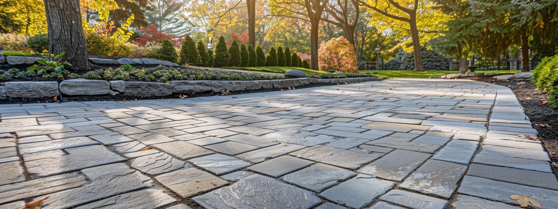 a pristine, expertly maintained outdoor stone patio gleams under soft, even studio lighting, showcasing the meticulous craftsmanship of paver installation and emphasizing the importance of professional upkeep in enhancing its aesthetic appeal. a pristine, expertly maintained outdoor stone patio gleams under soft, even studio lighting, showcasing the meticulous craftsmanship of paver installation and emphasizing the importance of professional upkeep in enhancing its aesthetic appeal.