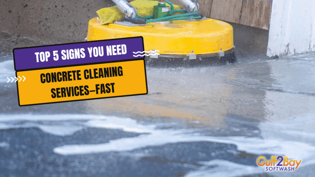 concrete cleaning services