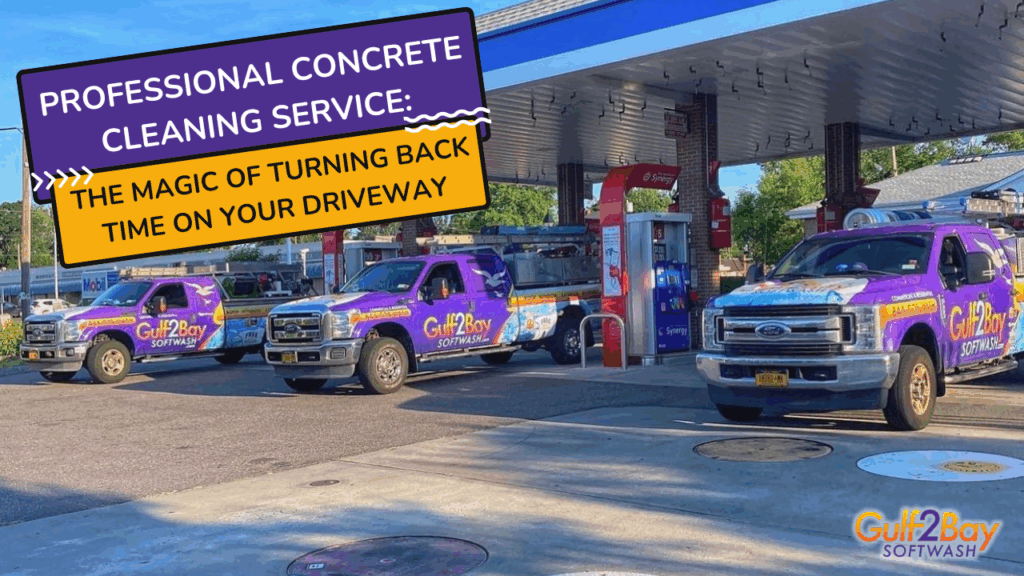 professional concrete cleaning