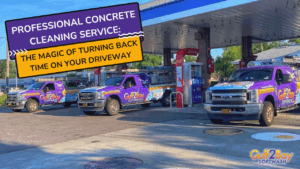 professional concrete cleaning