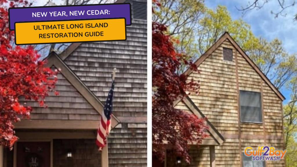 Long Island cedar restoration