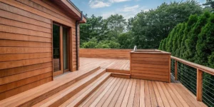 Clean coastal Hamptons second home exterior
