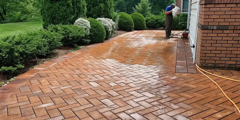 How to remove efflorescence from pavers without surface damage