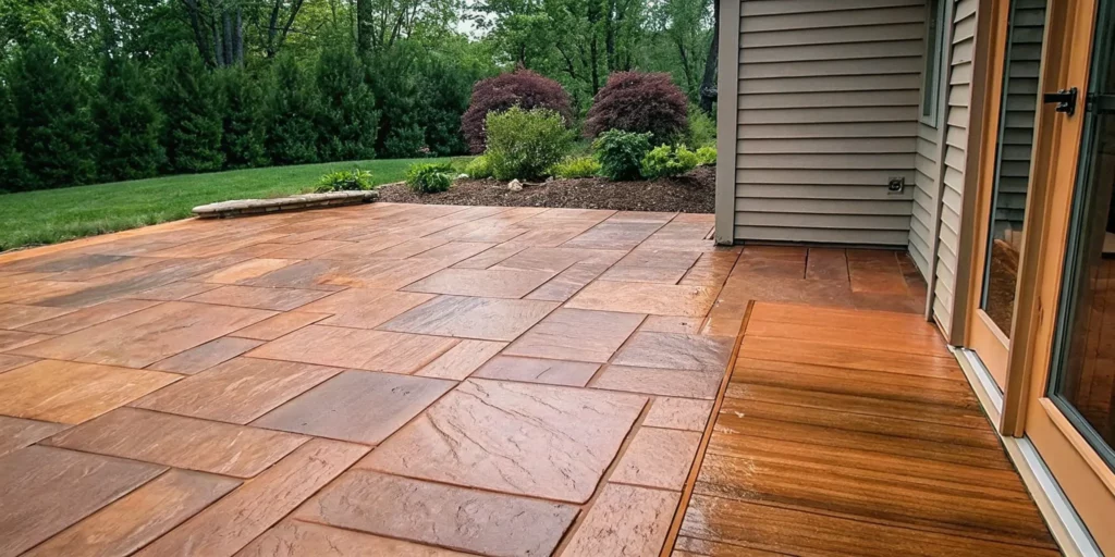 Long Island paver patio ready for a post-winter evaluation
