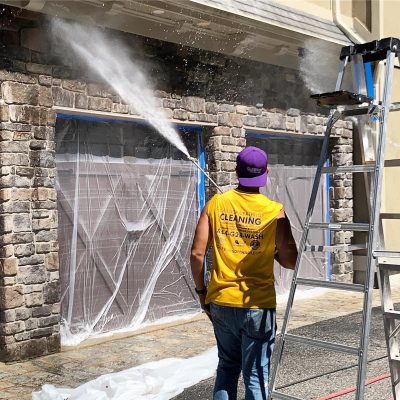 oyster bay pressure washing soft wash exterior surfaces
