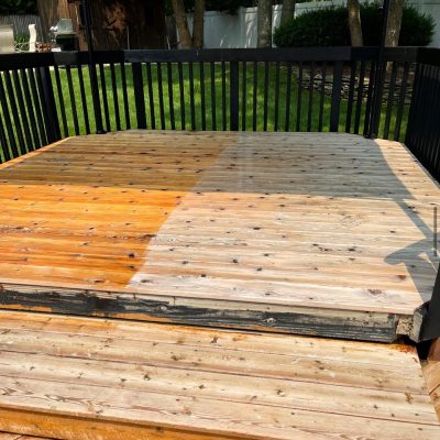 pressure washing in smithtown long island deck restoration